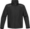 Am image of a Custom STORMTECH MENS NAUTILUS PERFORMANCE SHELL in BLACK!