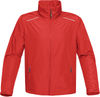 Am image of a Custom STORMTECH MENS NAUTILUS PERFORMANCE SHELL in BRIGHT RED!