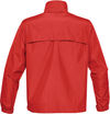 Am image of a Custom STORMTECH MENS NAUTILUS PERFORMANCE SHELL in BRIGHT RED!