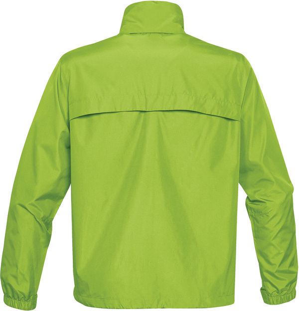 Am image of a Custom STORMTECH MENS NAUTILUS PERFORMANCE SHELL in KIWI!