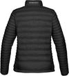 Am image of a Custom Stormtech Womens Basecamp Thermal Jacket in BLACK!