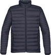 Am image of a Custom Stormtech Mens Basecamp Thermal Jacket in NAVY!