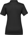 Am image of a Custom STORMTECH WOMENS ECLIPSE H2X DRY PIQUE POLO in BLACK!