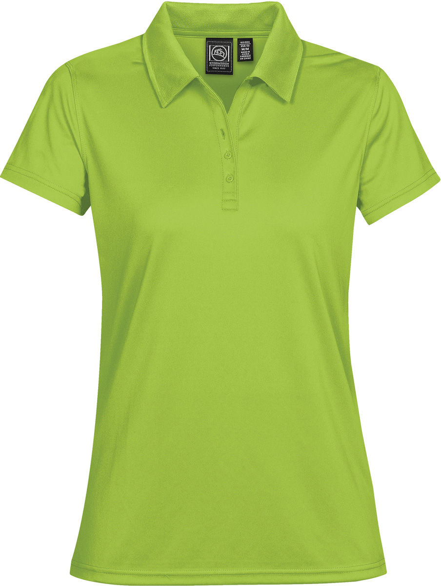 STORMTECH WOMENS ECLIPSE H2X DRY PIQUE POLO in KIWI