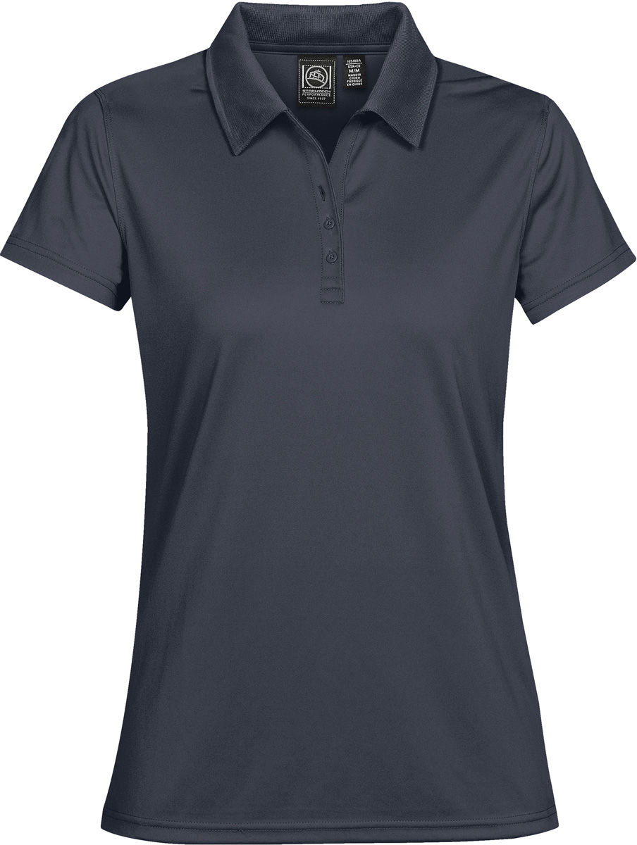 STORMTECH WOMENS ECLIPSE H2X DRY PIQUE POLO in NAVY