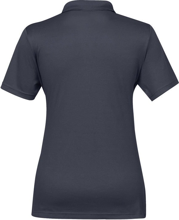 Am image of a Custom STORMTECH WOMENS ECLIPSE H2X DRY PIQUE POLO in NAVY!
