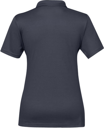 Am image of a Custom STORMTECH WOMENS ECLIPSE H2X DRY PIQUE POLO in NAVY!