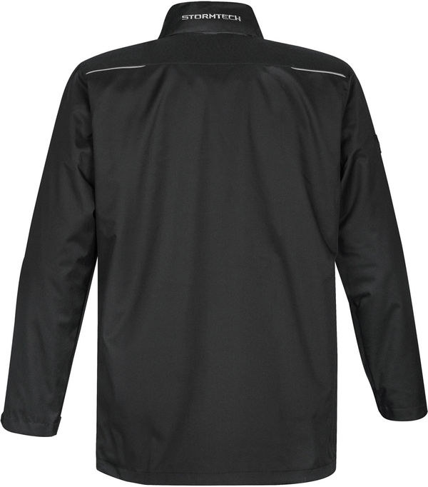 Am image of a Custom Stormtech Mens Vertex HD 3 in 1 System Parka in BLACK!