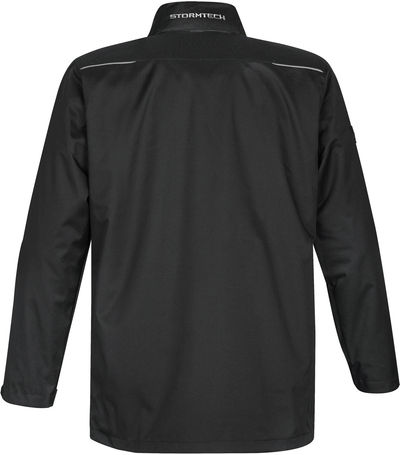 Am image of a Custom Stormtech Mens Vertex HD 3 in 1 System Parka in BLACK!