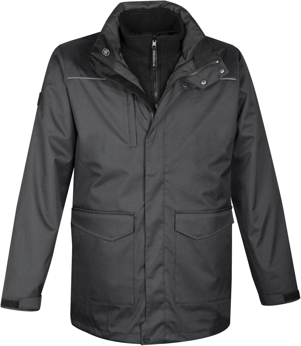 Stormtech Mens Vertex HD 3 in 1 System Parka in GRANITE