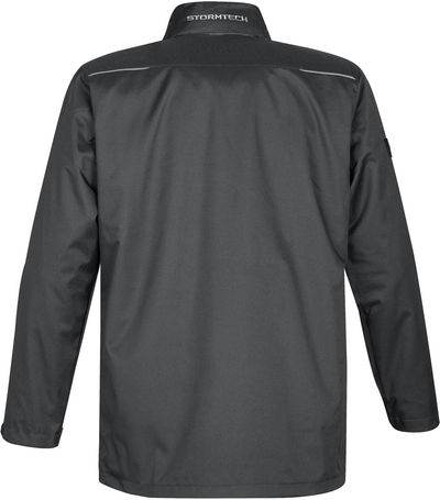 Am image of a Custom Stormtech Mens Vertex HD 3 in 1 System Parka in GRANITE!