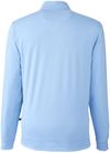 Am image of a Custom Swannies Golf Mens McKinnon Quarter Zip in Periwinkle Heather!