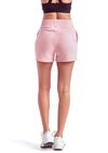Am image of a Custom TriDri Ladies Maria Jogger Short in Light Pink!