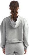 Am image of a Custom TriDri Ladies Maria Cropped Hoodie in HEATHER GREY!