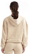 Am image of a Custom TriDri Ladies Maria Cropped Hoodie in NUDE!