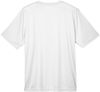 Am image of a Custom Team 365 Men's Zone Performance T Shirt in White!