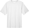 Am image of a Custom Team 365 Men's Zone Performance T Shirt in White!