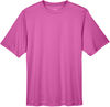 Am image of a Custom Team 365 Men's Zone Performance T Shirt in Charity Pink!