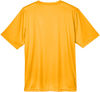 Am image of a Custom Team 365 Men's Zone Performance T Shirt in Athletic Gold!