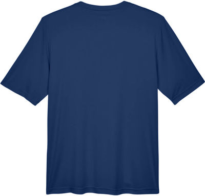 Am image of a Custom Team 365 Men's Zone Performance T Shirt in Sport Dark Navy!