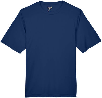 Am image of a Custom Team 365 Men's Zone Performance T Shirt in Sport Dark Navy!