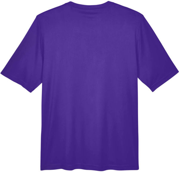 Am image of a Custom Team 365 Men's Zone Performance T Shirt in Sport Purple!