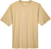 Am image of a Custom Team 365 Men's Zone Performance T Shirt in Sport Vegas Gold!