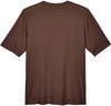 Am image of a Custom Team 365 Men's Zone Performance T Shirt in Sport Dark Brown!