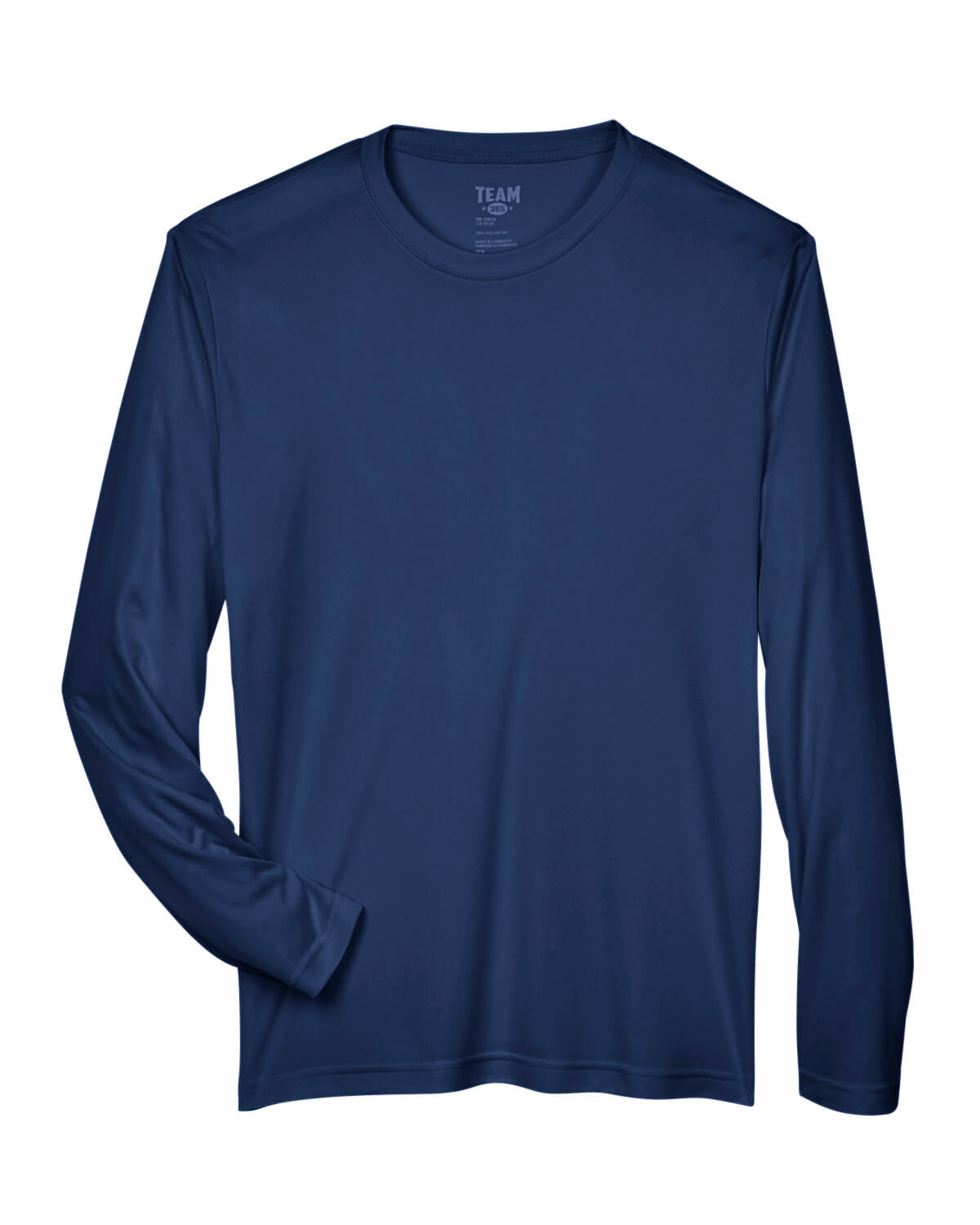 Team 365 Men's Zone Performance Long Sleeve T Shirt in Sport Dark Navy
