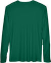 Am image of a Custom Team 365 Men's Zone Performance Long Sleeve T Shirt in Sport Forest!