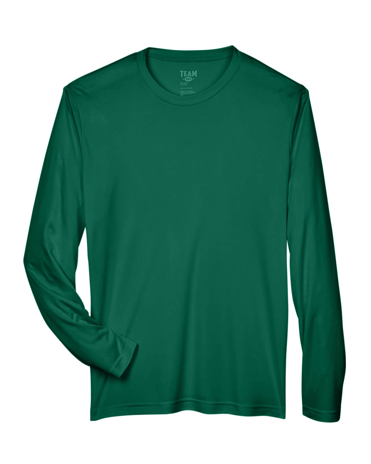 Team 365 Men's Zone Performance Long Sleeve T Shirt in Sport Forest