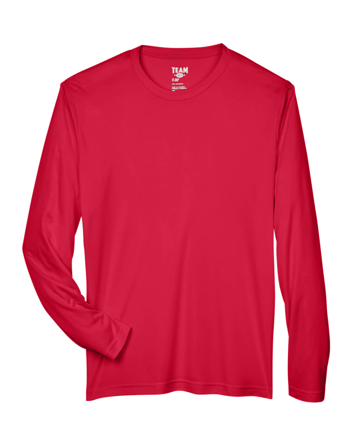 Team 365 Men's Zone Performance Long Sleeve T Shirt in Sport Red