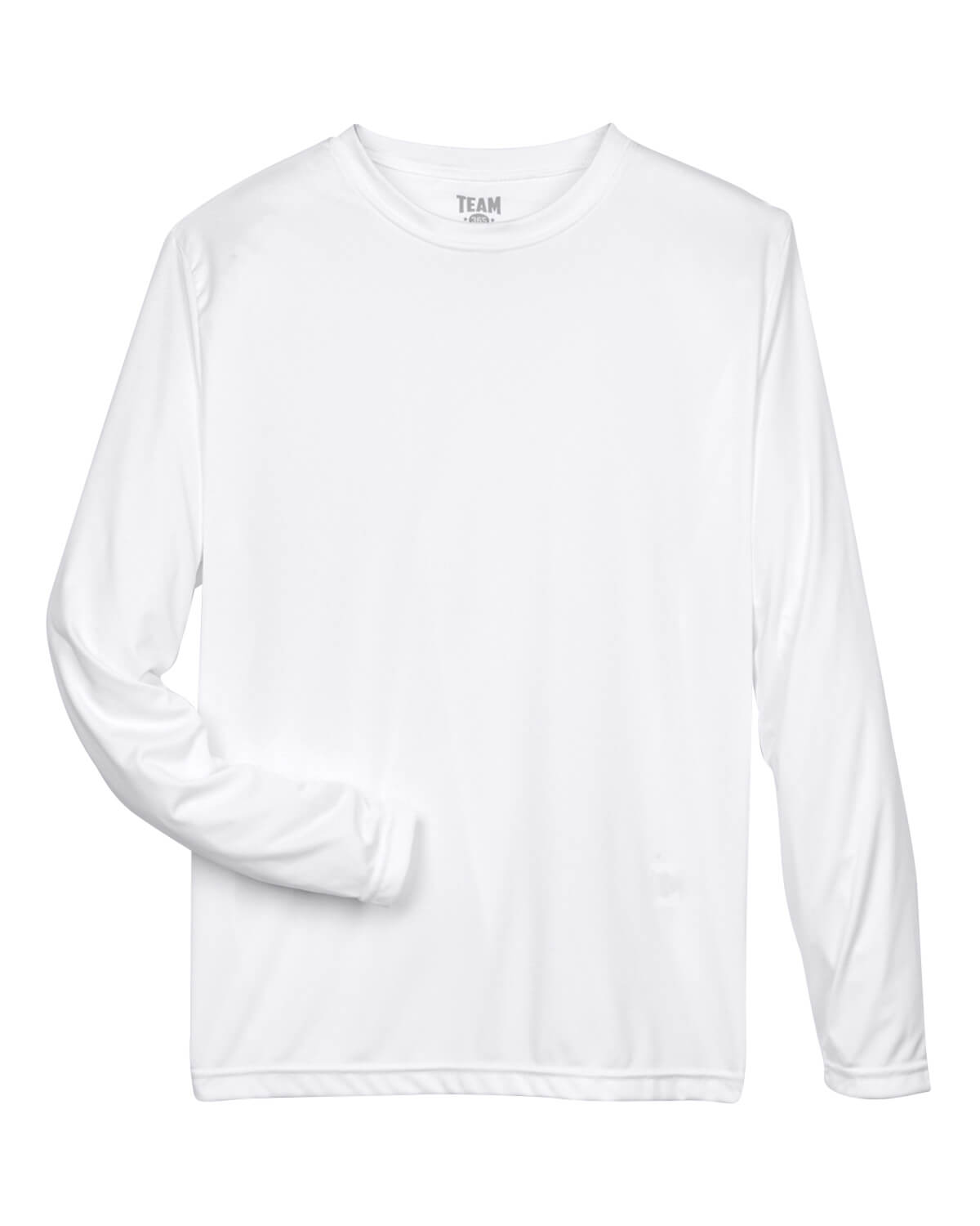 Team 365 Men's Zone Performance Long Sleeve T Shirt in White