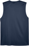 Am image of a Custom Team 365 Mens Zone Performance Muscle TShirt in Sport Dark Navy!