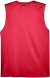 Am image of a Custom Team 365 Mens Zone Performance Muscle TShirt in Sport Red!