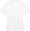 Am image of a Custom Team 365 Ladies' Zone Performance T Shirt in White!