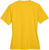 Am image of a Custom Team 365 Ladies' Zone Performance T Shirt in Athletic Gold!