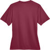 Am image of a Custom Team 365 Ladies' Zone Performance T Shirt in Sport Maroon!
