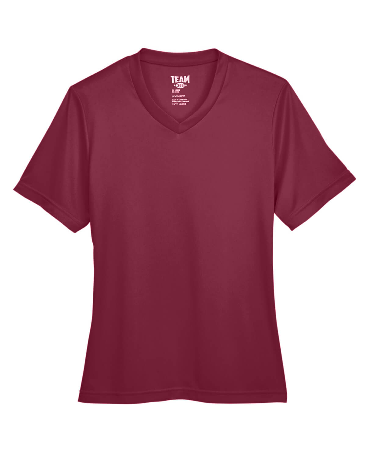 Team 365 Ladies' Zone Performance T Shirt in Sport Maroon