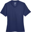 Am image of a Custom Team 365 Ladies' Zone Performance T Shirt in Sport Dark Navy!