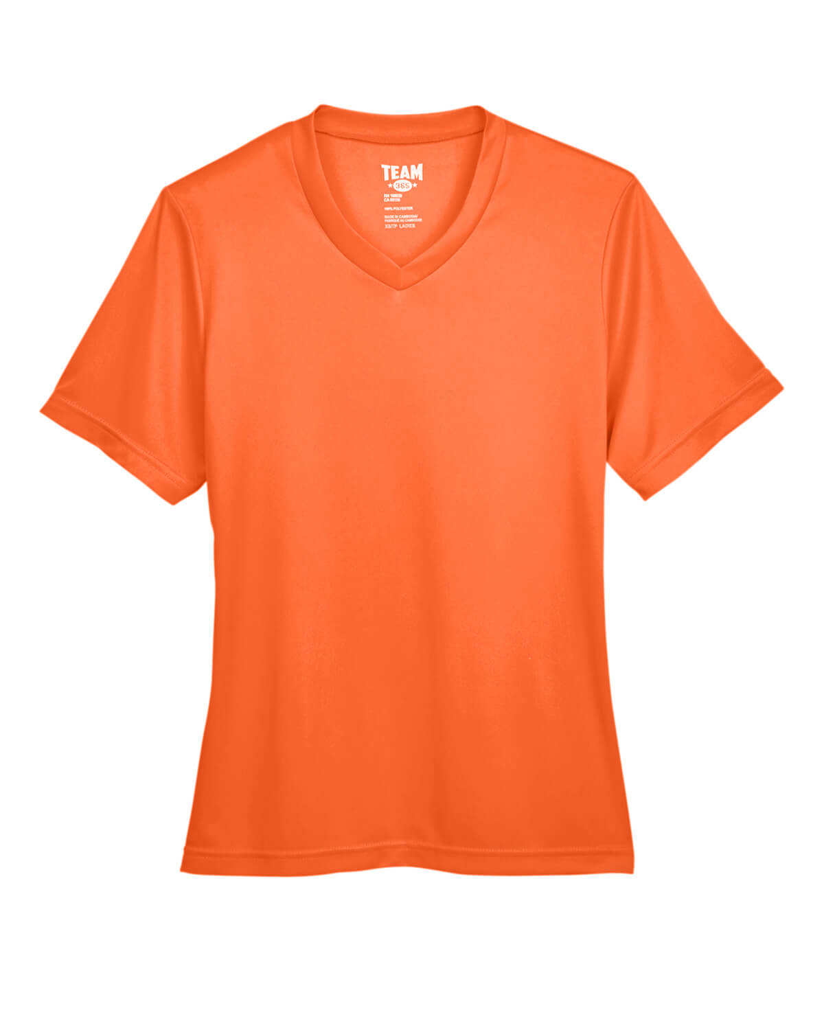 Team 365 Ladies' Zone Performance T Shirt in Sport Orange