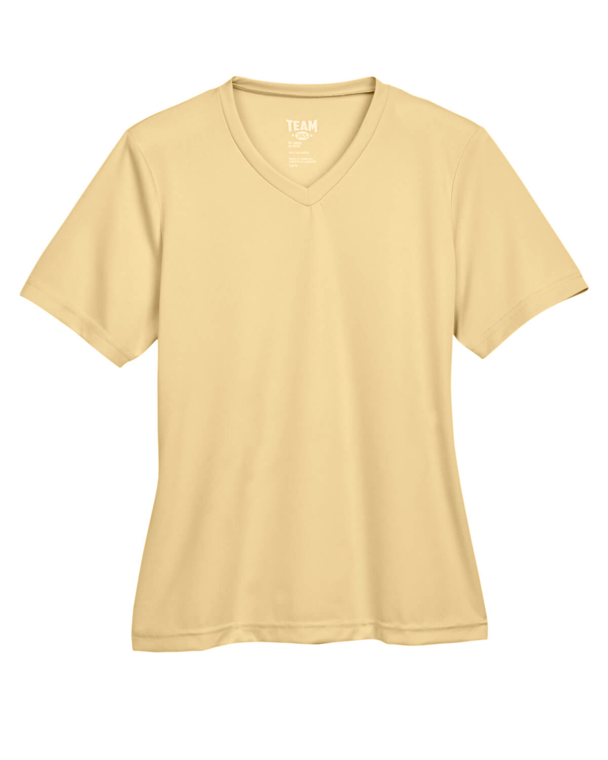 Team 365 Ladies' Zone Performance T Shirt in Sport Vegas Gold