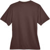 Am image of a Custom Team 365 Ladies' Zone Performance T Shirt in Sport Dark Brown!
