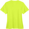 Am image of a Custom Team 365 Ladies' Zone Performance T Shirt in Safety Yellow!