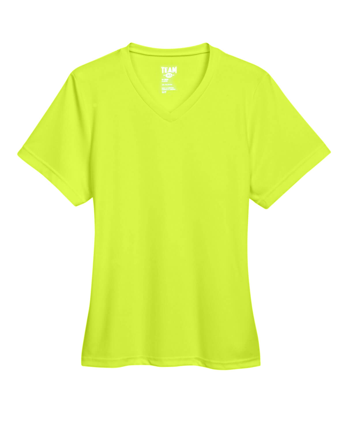 Team 365 Ladies' Zone Performance T Shirt in Safety Yellow