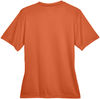 Am image of a Custom Team 365 Ladies' Zone Performance T Shirt in Sport Burnt Orange!