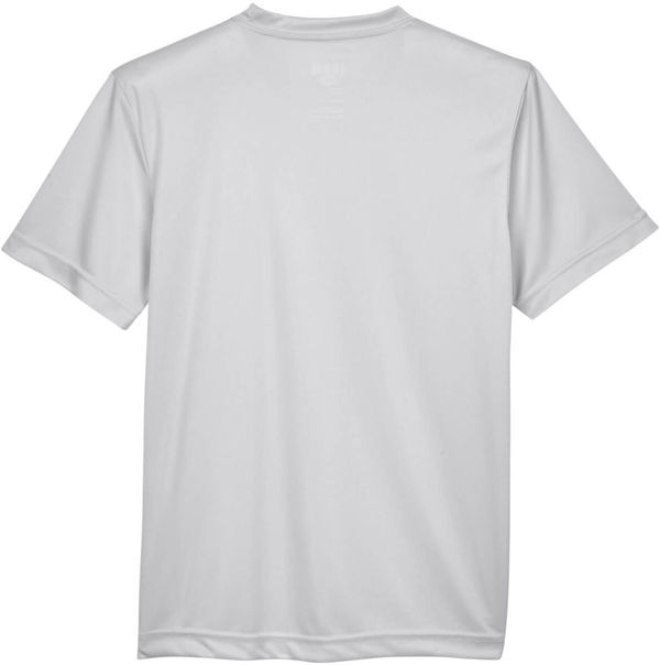 Am image of a Custom Team 365 Youth Zone Performance T Shirt in Sport SIlver!