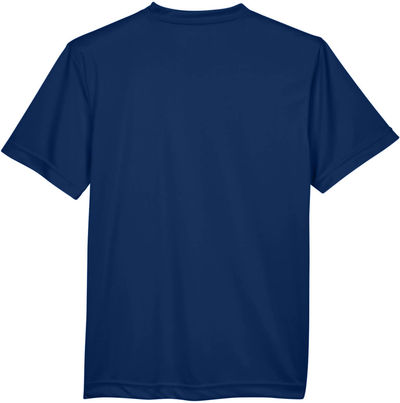 Am image of a Custom Team 365 Youth Zone Performance T Shirt in Sport Dark Navy!