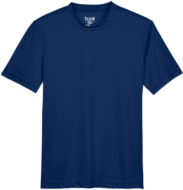 Am image of a Custom Team 365 Youth Zone Performance T Shirt in Sport Dark Navy!