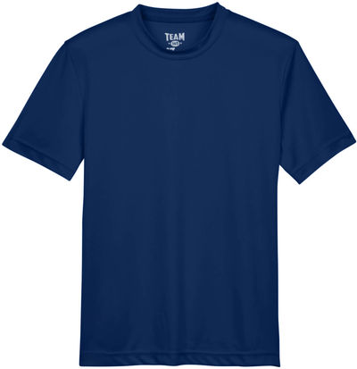 Am image of a Custom Team 365 Youth Zone Performance T Shirt in Sport Dark Navy!